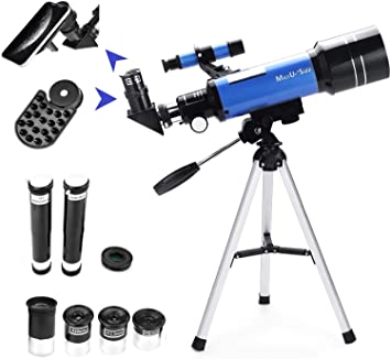 Space Telescope Pro for Beginners Equipped with 150X magnification and 3X Barlow lens [Best seller]