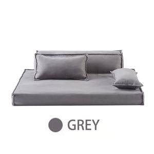 UFBemo Luxury Dog Couch Sofa Cat Bed Memory Foam for Puppy Pets Waterproof Solid for Small Large Dogs Removable Cover Suede