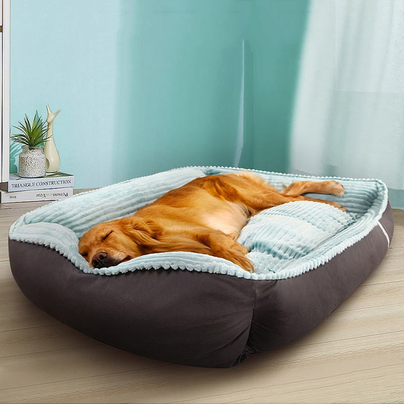 Hoopet Large Dogs Bed Warm Washable Pet Sofa Cats Mat Cozy Big Dog Couch Dogs Kennel Bed For Labradors 120cm Large Dogs Bed