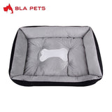 Large Pet Cat Dog Bed 27Colors Warm Cozy Dog House Soft Fleece Nest Dog Baskets House Mat Autumn Winter Waterproof Kennel