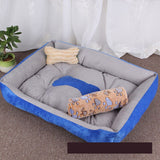 Large Pet Cat Dog Bed 27Colors Warm Cozy Dog House Soft Fleece Nest Dog Baskets House Mat Autumn Winter Waterproof Kennel