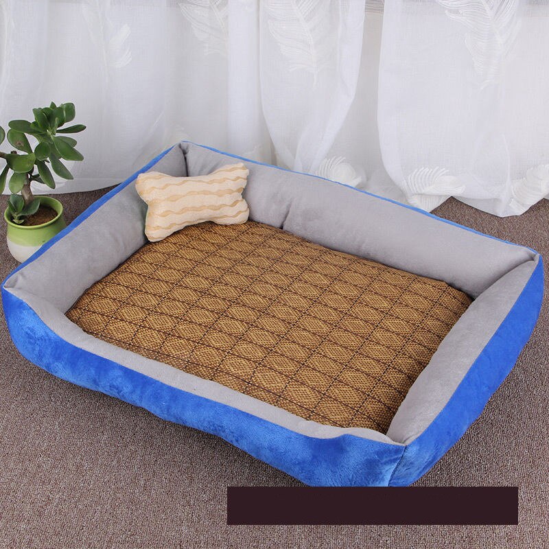 Large Pet Cat Dog Bed 27Colors Warm Cozy Dog House Soft Fleece Nest Dog Baskets House Mat Autumn Winter Waterproof Kennel