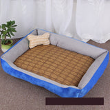 Large Pet Cat Dog Bed 27Colors Warm Cozy Dog House Soft Fleece Nest Dog Baskets House Mat Autumn Winter Waterproof Kennel