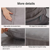 UFBemo Luxury Dog Couch Sofa Cat Bed Memory Foam for Puppy Pets Waterproof Solid for Small Large Dogs Removable Cover Suede