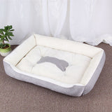 Large Pet Cat Dog Bed 27Colors Warm Cozy Dog House Soft Fleece Nest Dog Baskets House Mat Autumn Winter Waterproof Kennel