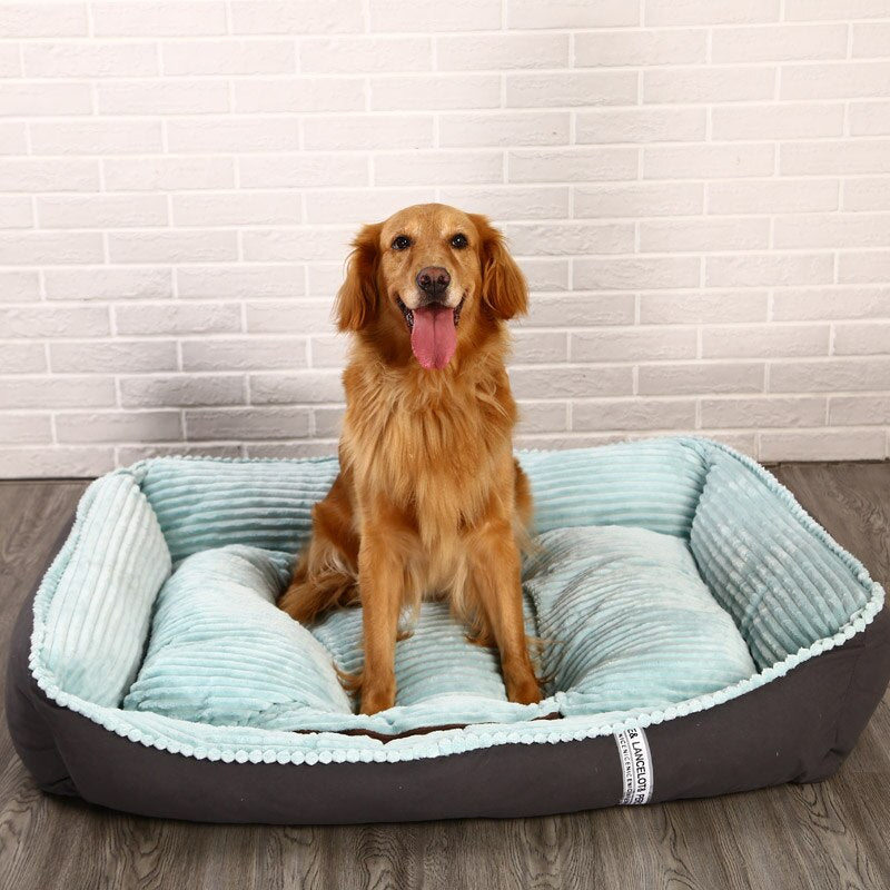 Hoopet Large Dogs Bed Warm Washable Pet Sofa Cats Mat Cozy Big Dog Couch Dogs Kennel Bed For Labradors 120cm Large Dogs Bed