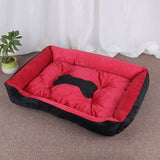 Large Pet Cat Dog Bed 27Colors Warm Cozy Dog House Soft Fleece Nest Dog Baskets House Mat Autumn Winter Waterproof Kennel