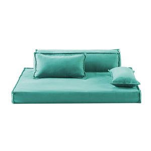UFBemo Luxury Dog Couch Sofa Cat Bed Memory Foam for Puppy Pets Waterproof Solid for Small Large Dogs Removable Cover Suede