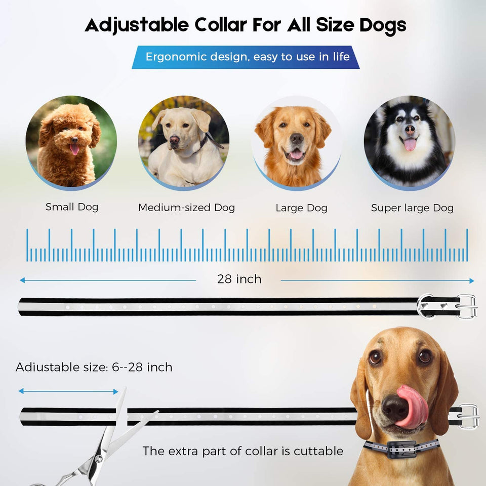 Wireless Dog Fence - Portable Dog Fence With Multiple Collar