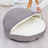 Doghouse Pet Thick Sofa Blanket Soft and Comfortable Round Bread Shape Nest Removable Washable Dog House Bed