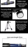 Space Telescope Pro for Beginners Equipped with 150X magnification and 3X Barlow lens [Best seller]