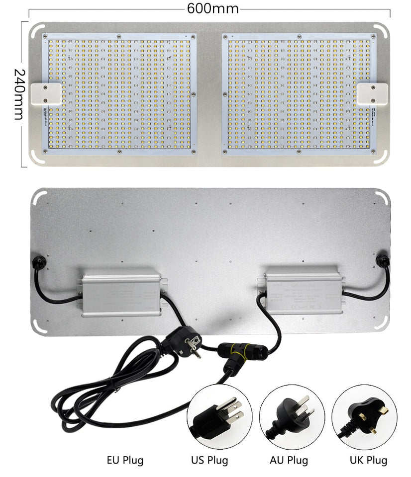 1000W 2000W 4000W Quantum Grow Light Sunlike Full Spectrum LED Phyto Lamp for Plant Hydroponic Greenhouse VEG BLOOM Growth Light