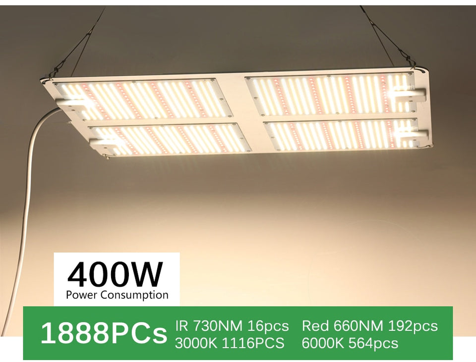 1000W 2000W 4000W Quantum Grow Light Sunlike Full Spectrum LED Phyto Lamp for Plant Hydroponic Greenhouse VEG BLOOM Growth Light