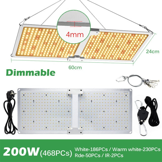 LED Grow Light Samsung LM281B 2000W 4000W 6000W Quantum Sunlike Full Spectrum Phyto Lamp For Greenhouse Plant Growth Lighting.