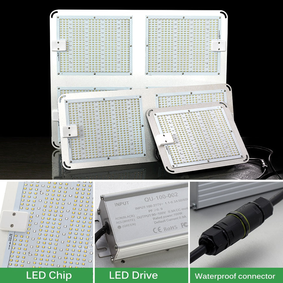 1000W 2000W 4000W Quantum Grow Light Sunlike Full Spectrum LED Phyto Lamp for Plant Hydroponic Greenhouse VEG BLOOM Growth Light