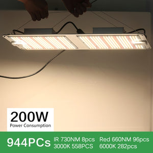 1000W 2000W 4000W Quantum Grow Light Sunlike Full Spectrum LED Phyto Lamp for Plant Hydroponic Greenhouse VEG BLOOM Growth Light