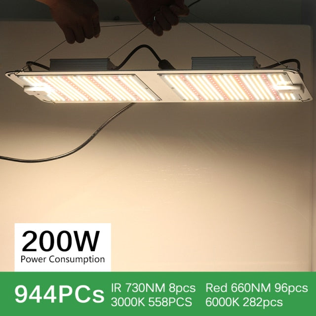 1000W 2000W 4000W Quantum Grow Light Sunlike Full Spectrum LED Phyto Lamp for Plant Hydroponic Greenhouse VEG BLOOM Growth Light