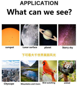 Space Telescope Pro for Beginners Equipped with 150X magnification and 3X Barlow lens