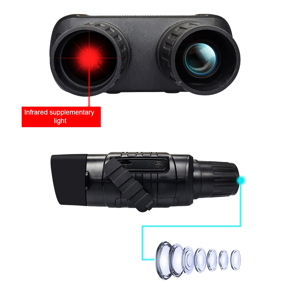 Binocular Night Vision Device High Magnification High Definition Binoculars Night Infrared Digital Night Vision Telescope