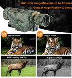 Outdoor night vision digital binoculars HD infrared night vision hunting and camping day and night dual-use binoculars