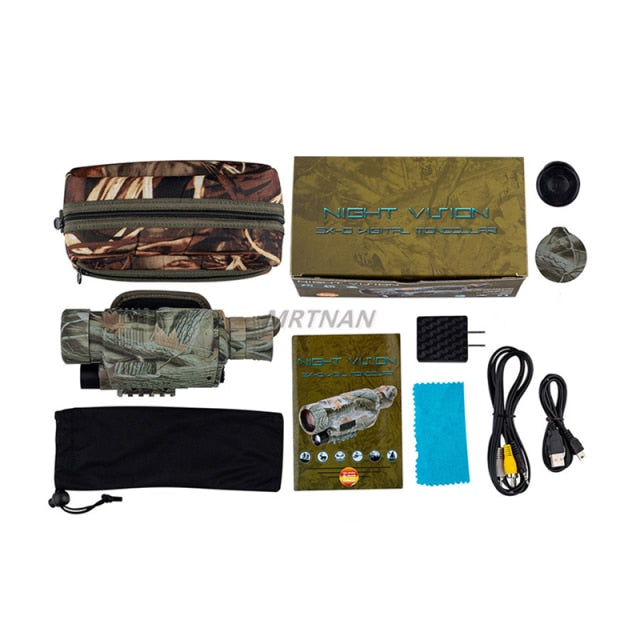 Outdoor night vision digital binoculars HD infrared night vision hunting and camping day and night dual-use binoculars