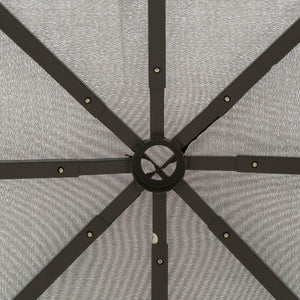 Soft Top Patio Outdoor Canopy Gazebo Tent Grey 10' x 10'
