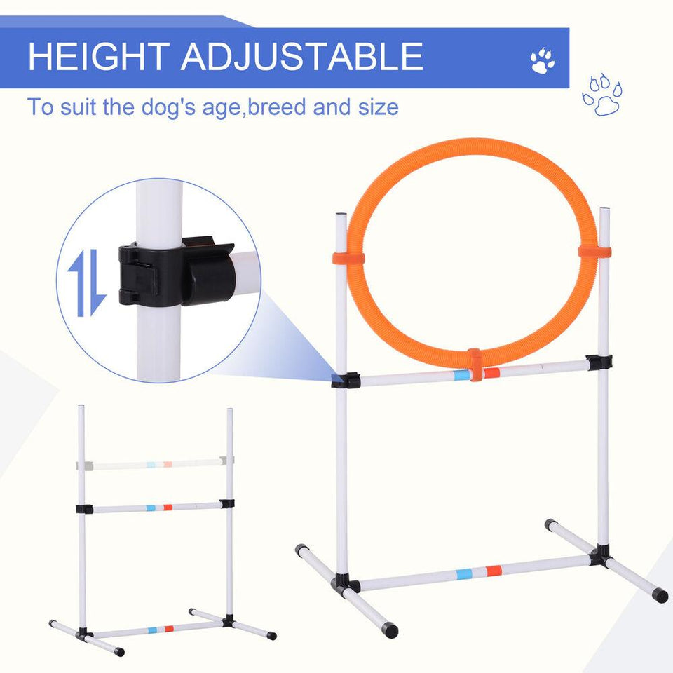 Dog Pet Agility Training Equipment 3 Piece Starter Course Set