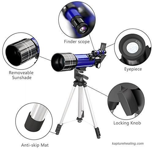 Space Telescope Pro for Beginners Equipped with 150X magnification and 3X Barlow lens [Best seller]