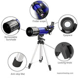 Space Telescope Pro for Beginners Equipped with 150X magnification and 3X Barlow lens [Best seller]